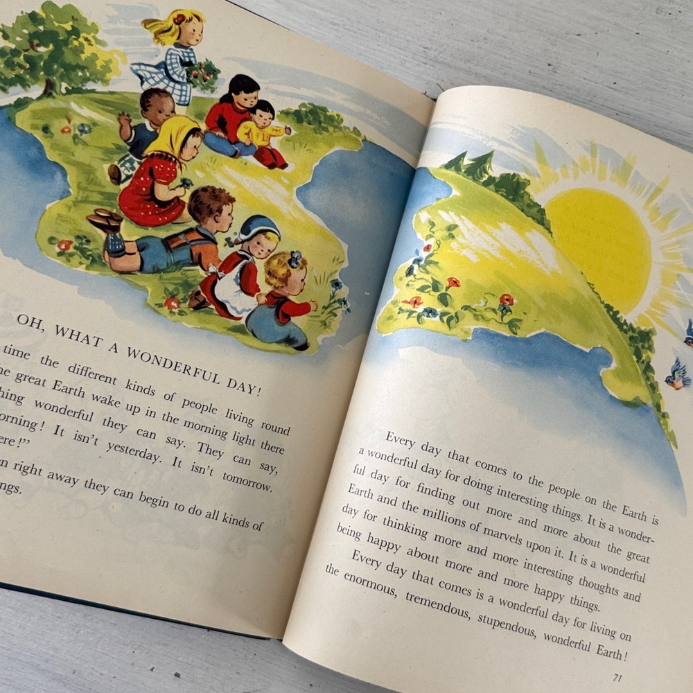 1946 ‘This is the World’ Vintage Children’s Book by Pease - Rand McNally - Picture 16 of 16
